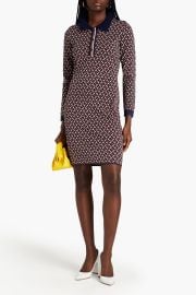 DIANE VON FURSTENBERG Milena jacquard-knit mini dress at The Outnet